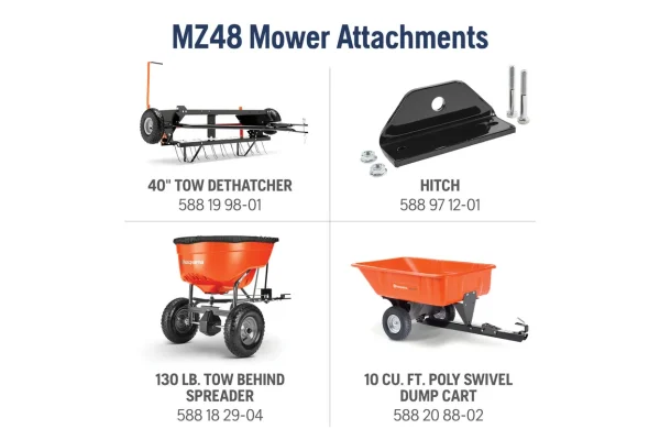 Husqvarna MZ48 Zero Turn Lawn Mower - Image 5